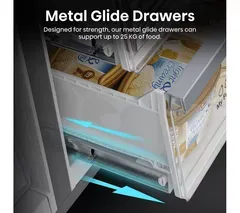 HISENSE RQ5X560SFLES Smart Fridge Freezer - Black & Stainless Steel