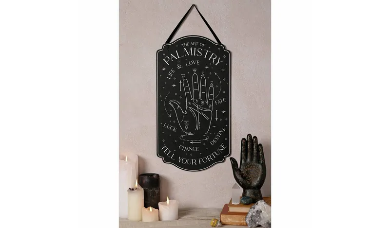 Juliana Mystic Legends The Art Of Palmistry Hanging Plaque