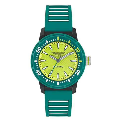Aston Martin Men's SN71 Aston Martin Aramco Formula One Analogue Quartz Watch