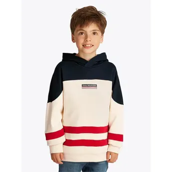 Tommy Hilfiger Kids' Monotype Striped Hoodie
