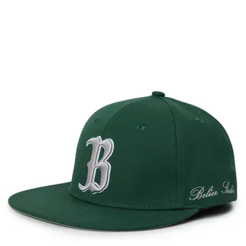 BELIER Men's Initial Flat Peak Cap