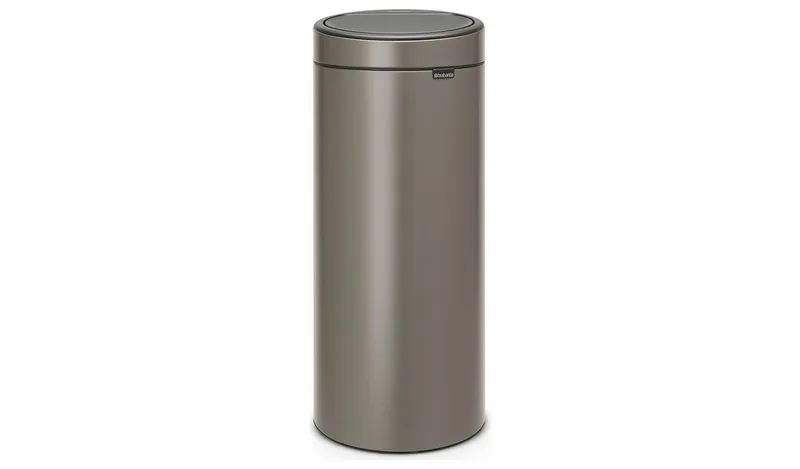 Brabantia 30L Touch Bin - Platinum