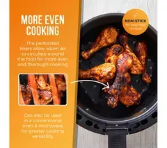 TOWER 2 - 4 Litre Air Fryer Liners - Twin Pack