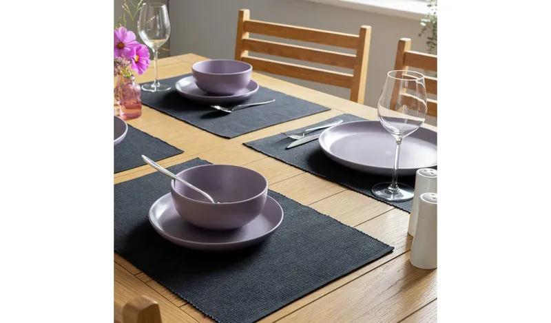 Habitat Ribbed Set of 4 Placemats