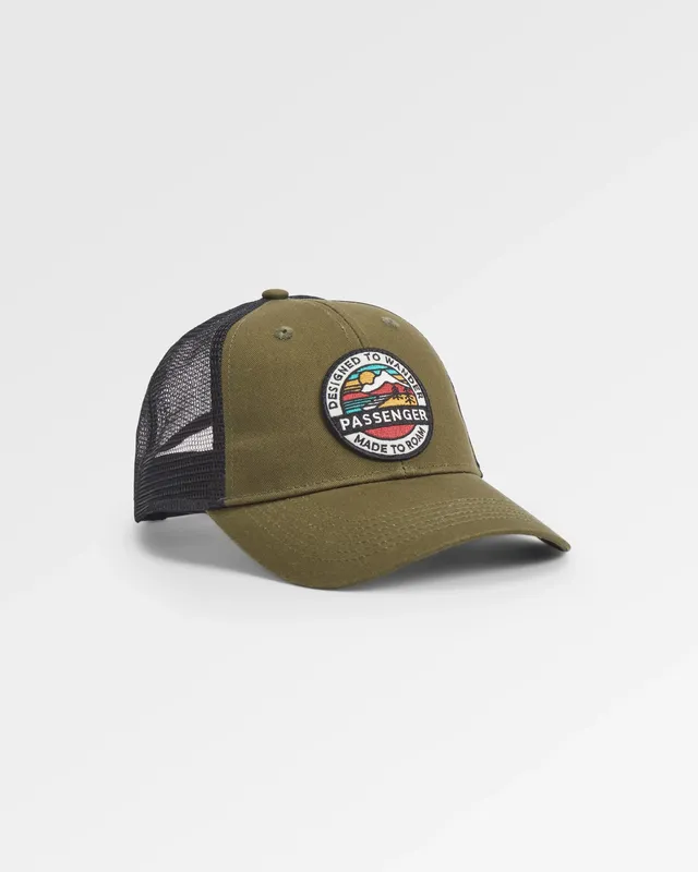 Passenger Clothing Odyssey Mesh Snapback Cap - Khaki