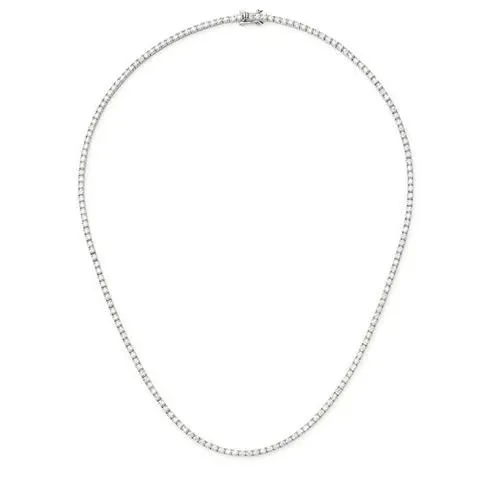 Missoma Women's Classic Tennis Silver Chain Necklace