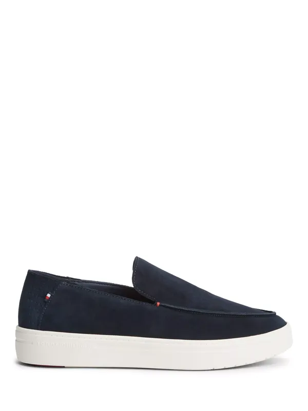 Tommy Hilfiger Modern Light Suede Loafers, Navy