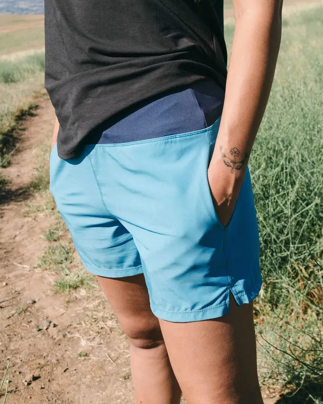 Passenger Clothing Roundtrip Trail Short 5" - Bluejay