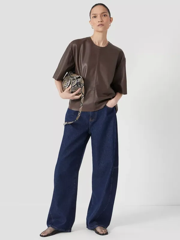 HUSH Bree Horseshoe Barrel Leg Jeans