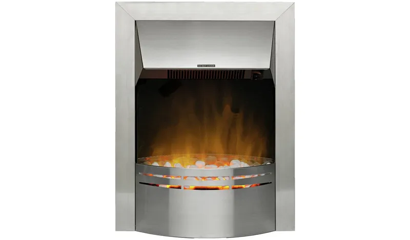 Dimplex Dakota Optiflame 2kW Electric Inset Fire - Stainless Steel