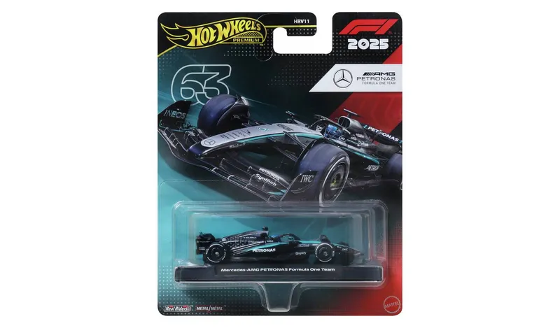Hot Wheels F1 Collectable George Russel Styled Toy Car
