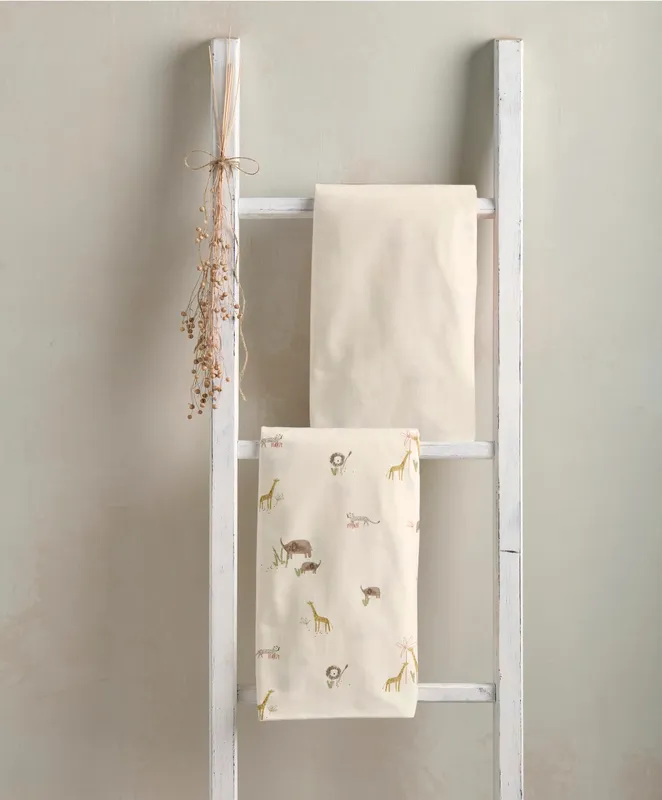 Mamas & Papas Cotbed Fitted Sheets (2 Pack) - Jungle