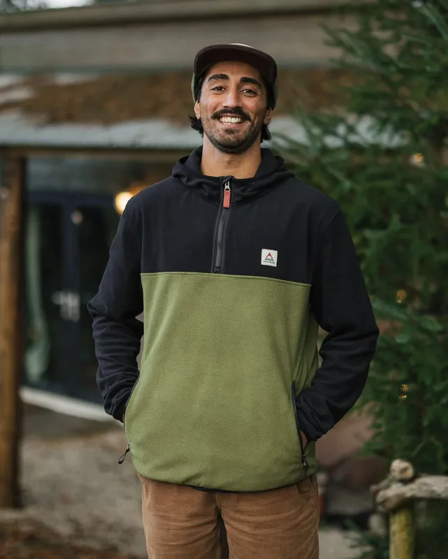 Passenger Clothing Set Off Polar Hooded Fleece - Black/Khaki