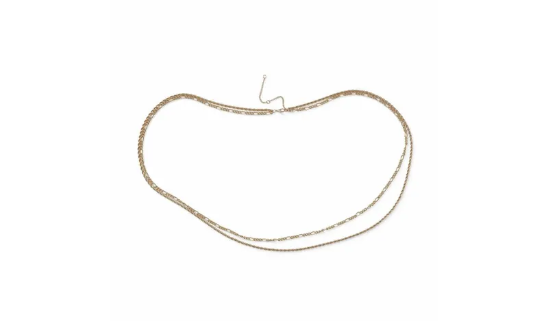 Freedom Gold Tone Multi Chain Belly Chain