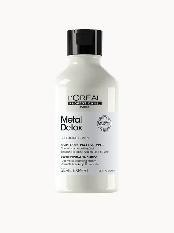 L'Oréal Professionnel Metal Detox Sulphate Free Shampoo 300ml for breakage & colour protection against hard water