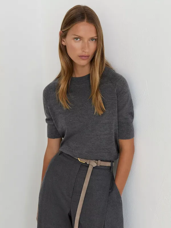 Reiss Suzzie Merino Wool T-Shirt
