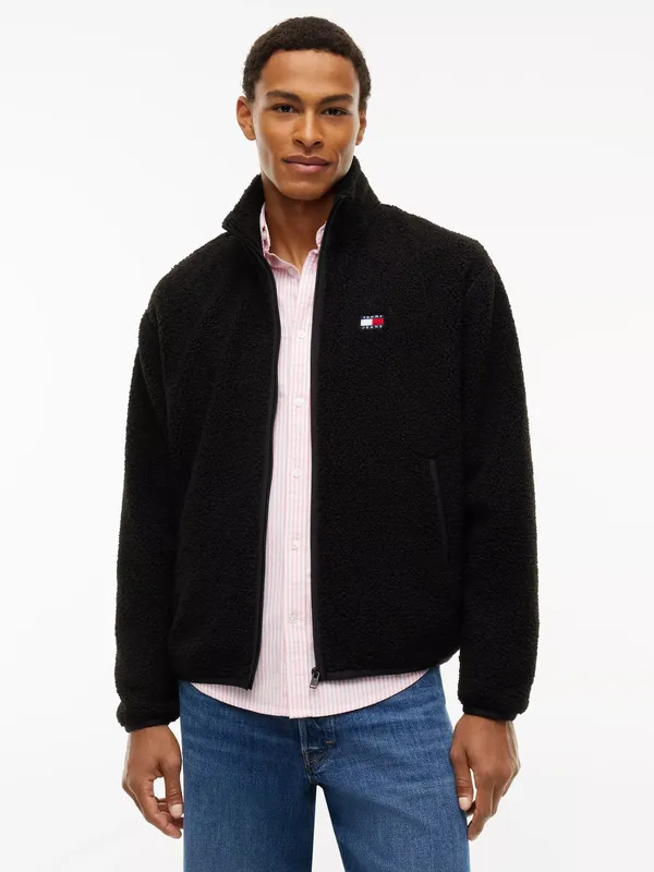 Tommy Jeans Badge Zip Neck Sweatshirt
