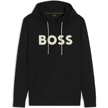 Boss Mens BOSS GREEN Long Sleeve Hoodie - Performance Fabric with Natural Stretch