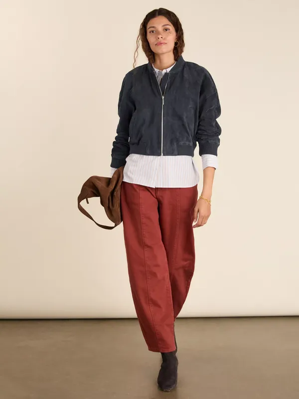 Baukjen Wyatt Barrel Leg Jeans, Terracotta