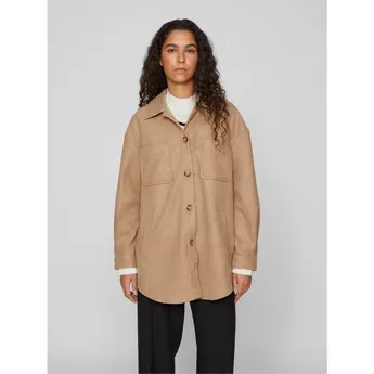 Vila Women's  Long Sleeve Shirt Jacket