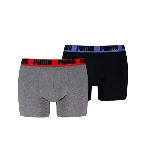 Puma Men's Everyday Basic Cotton 2 Pack Boxers