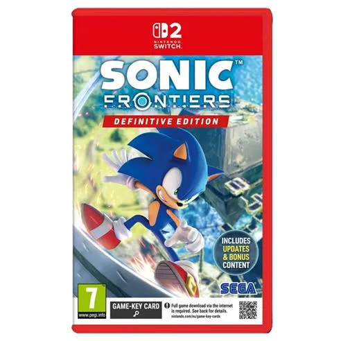 SEGA Sonic Frontiers Nintendo Switch 2 Action-Adventure Game