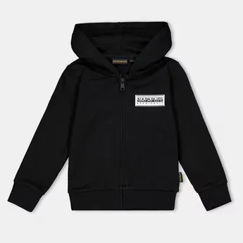 Napapijri Kids' Chamois Black Pull Over Hoodie