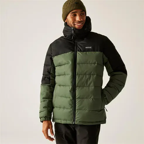 Regatta Mens Aldthorn Synthetic Down Long Sleeve Insulated Puffer Jacket