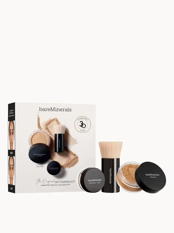 bareMinerals The ORIGINAL Get Started Kit 3-Piece Mineral Makeup Set (Various Shades)