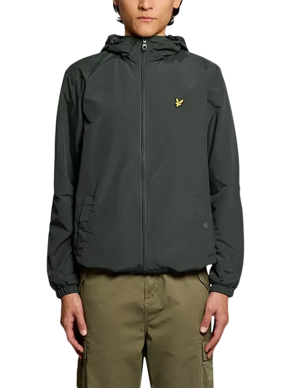 Lyle & Scott Zip Through Hoodie, Dark Navy