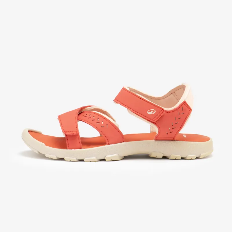 QUECHUA Women’s hiking sandals, NH100 - Orange
