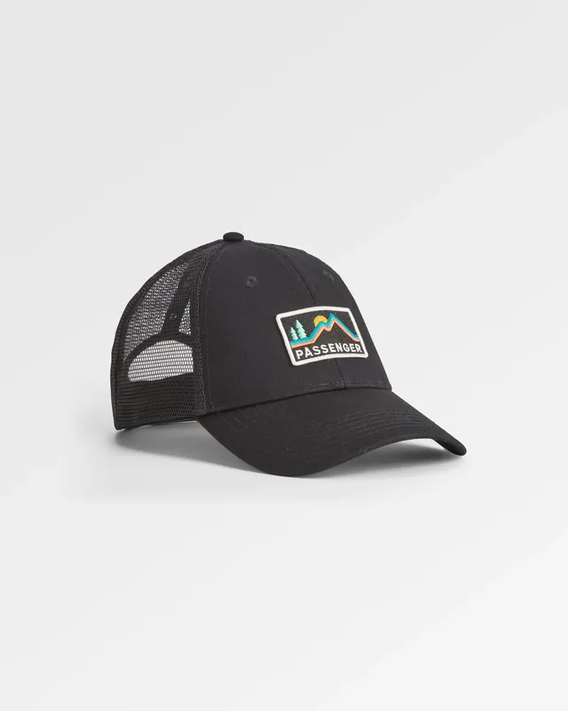 Passenger Clothing Made To Roam Mesh Snapback Cap - Phantom Black