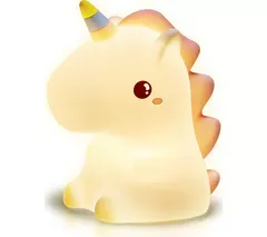 GROOV-E Cuties Rainbow Unicorn Kids Multicolour Night Light - USB Rechargeable