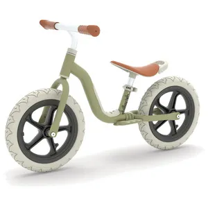 Chillafish 12 Inch Charlie Lux Balance Bike Olive