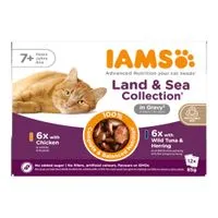48 x 85g IAMS Advanced Nutrition Wet Cat Food - 36 + 12 Free! *