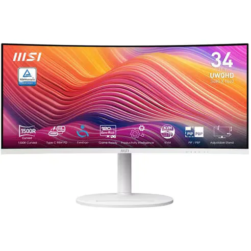MSI Modern MD342CQPW 34 inch 120Hz UWQHD Curved Monitor
