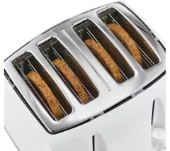 RUSSELL HOBBS Honeycomb 4-Slice Toaster - White