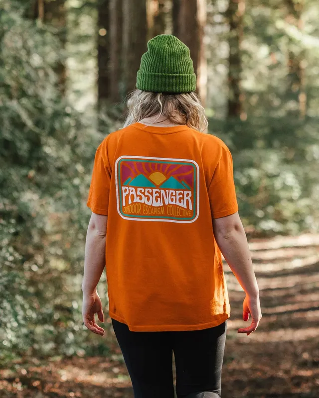 Passenger Clothing Golden Hour T-Shirt - Sunrise Orange