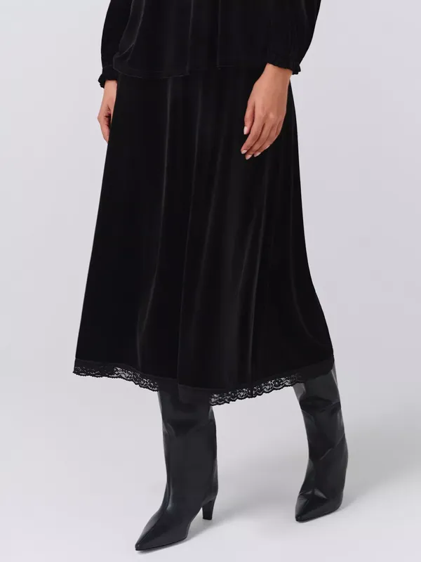 Ghost Lunette A-Line Midi Skirt