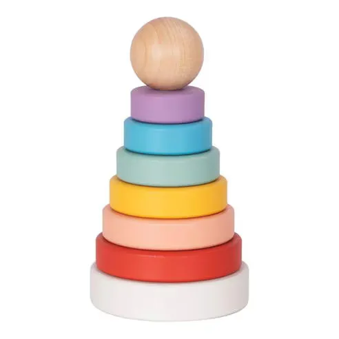 Tooky Toy Wooden Rainbow Stacker