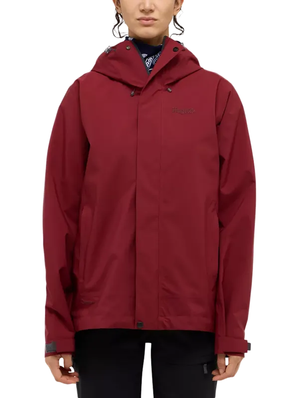 Haglöfs Women's Breeze Proof Waterproof Jacket, Carmine Red