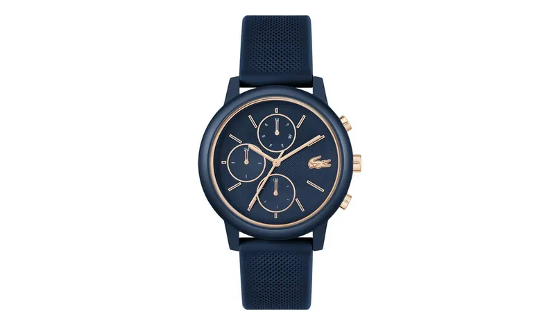 Lacoste Men's Blue Silicone Strap Watch