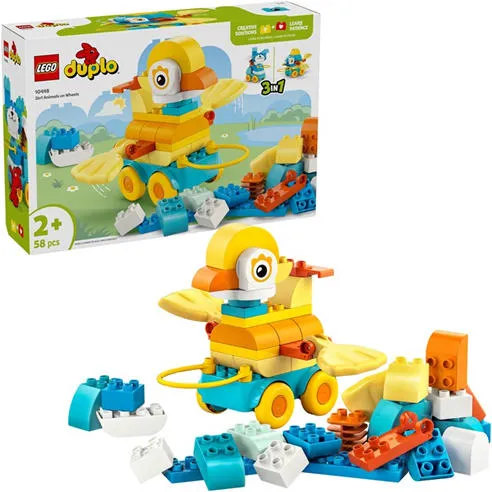 LEGO® DUPLO® Town 3in1 Animals on Wheels Building Toy for Imaginative Play 10448