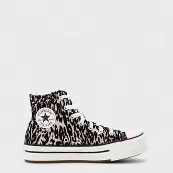 Converse Kids' Lift Print Canvas High-Top Trainers