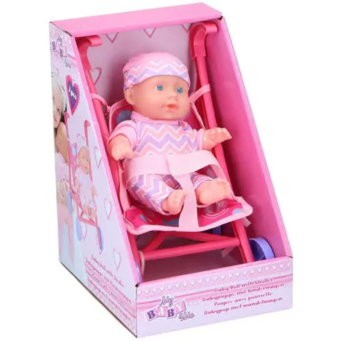 My Baby and Me MY BABY & ME Baby Doll 20cm with Stroller