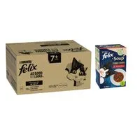 120 x 85g Felix As Good As It Looks Wet Cat Food + 48 x 85g Felix Wet Cat Food Free! *