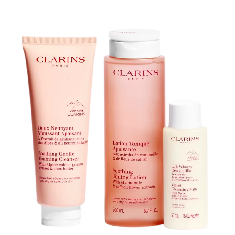 Clarins My Cleansing Essentials Sensitive Skin Gift Set