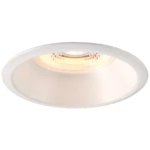 Saxby Integrated LED Fire Rated Anti-Glare IP65 Fixed Warm White Downlight