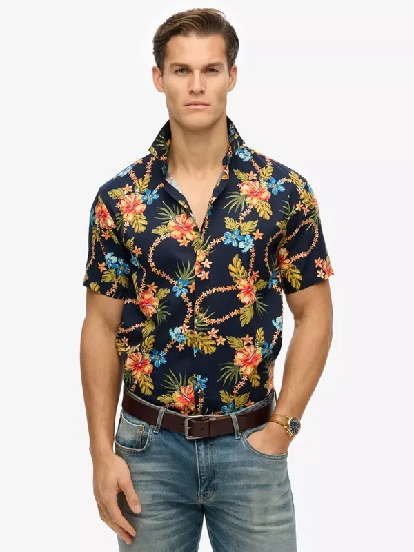 Superdry Hawaiian Printed Shirt