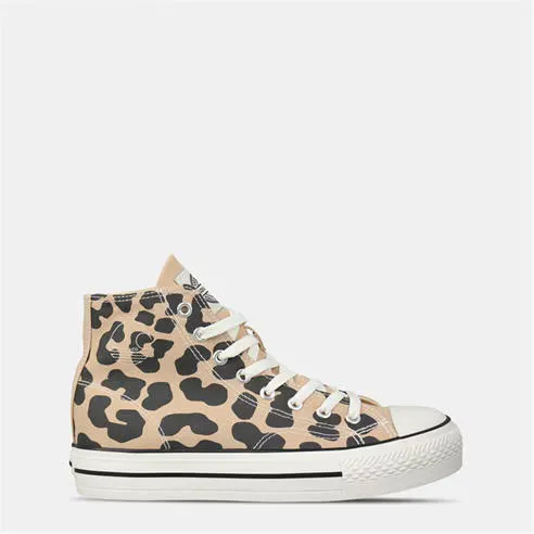SoulCal Canvas High Top Platform Trainers Womens